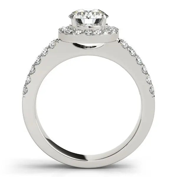 1 3/8 ct tw Eternal Halo Engagement Ring in 14K White Gold RCJ