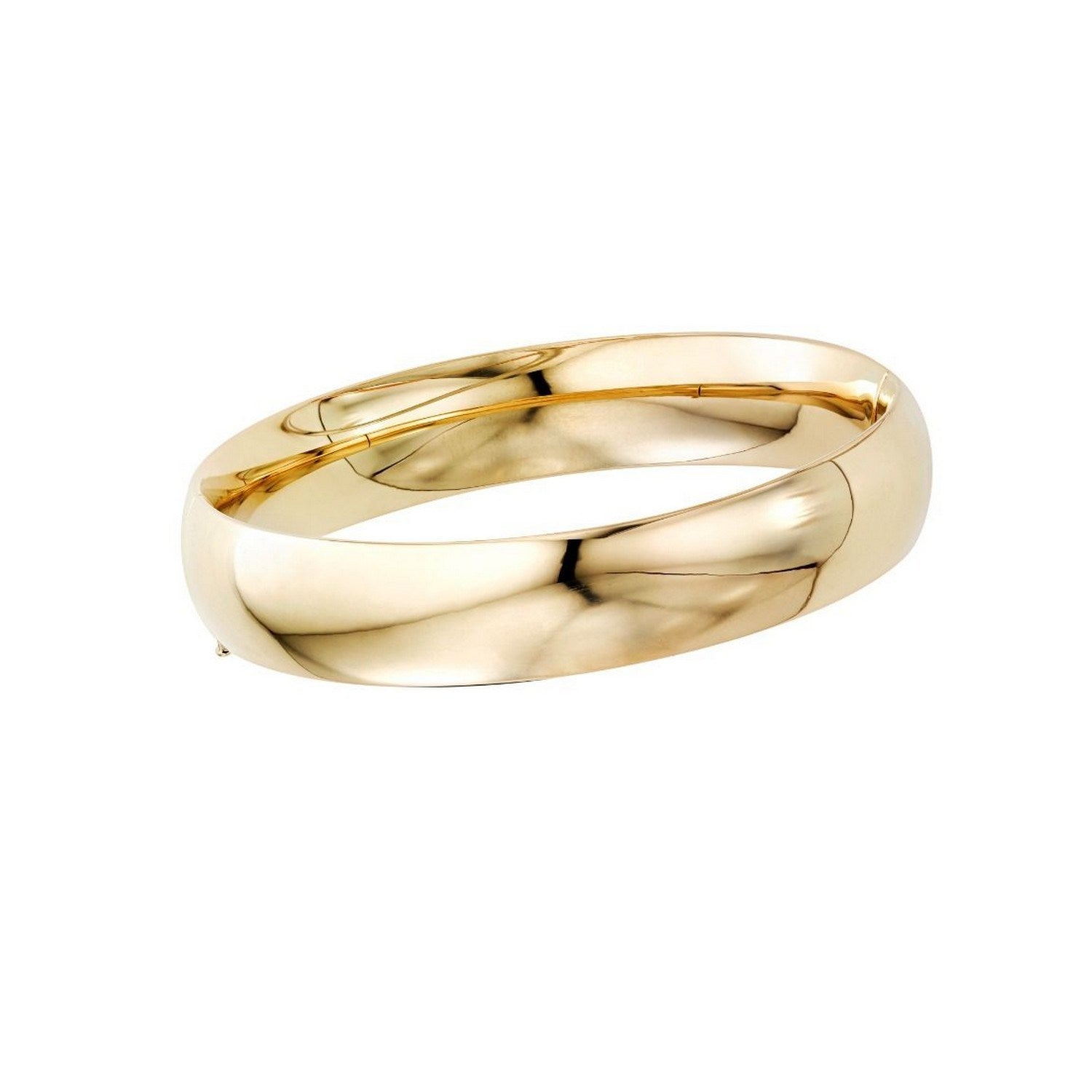Classic Bangle in 14k Yellow Gold (13.50 mm) Bangles RCJ