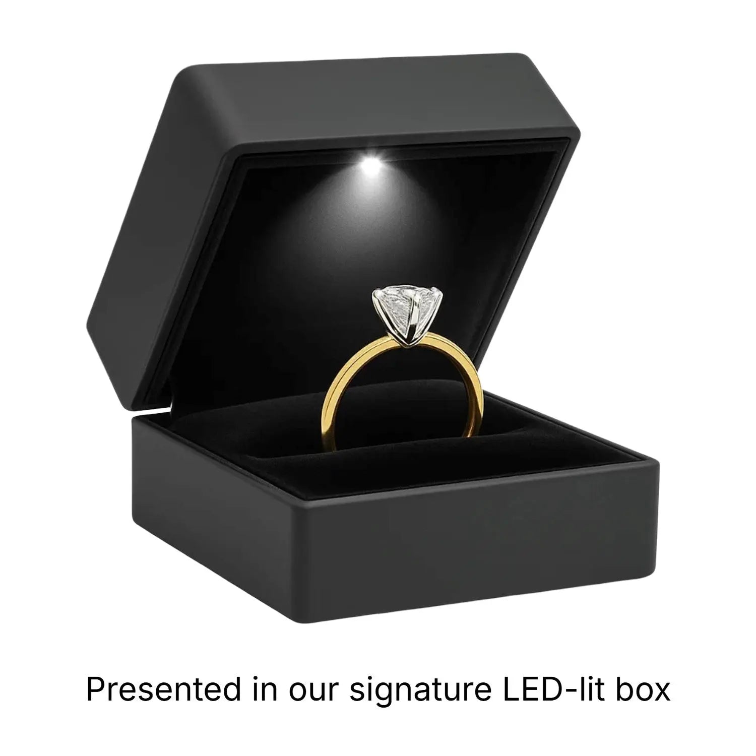 1 1/2 ct tw Round Diamond Solitaire Ring in 10K Yellow Gold RCJ