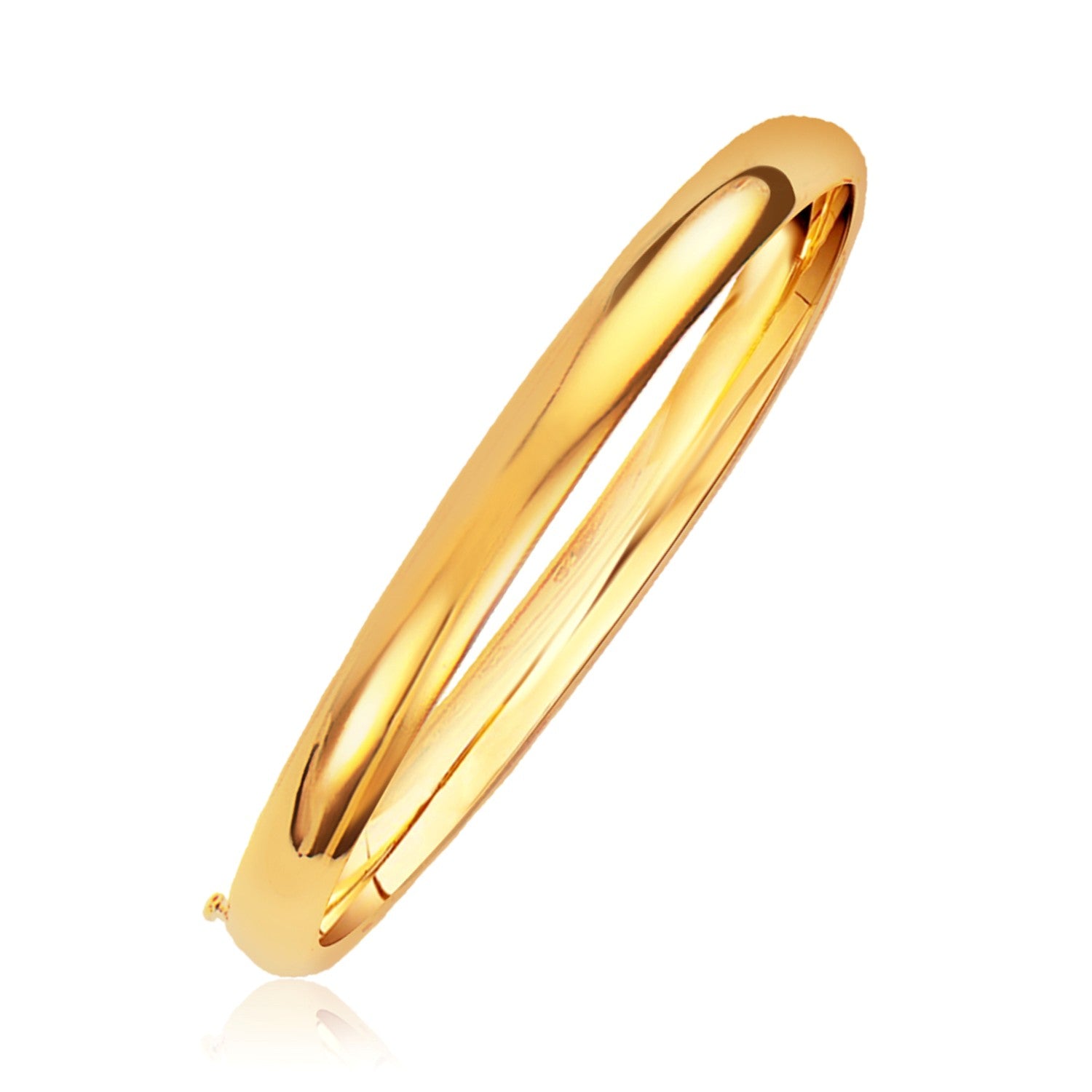 Classic Bangle in 14k Yellow Gold (6.00 mm) Bangles RCJ