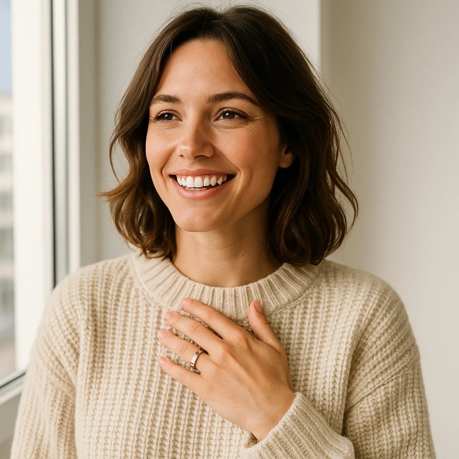 Wedding Band 5mm in 14K White Gold RCJ