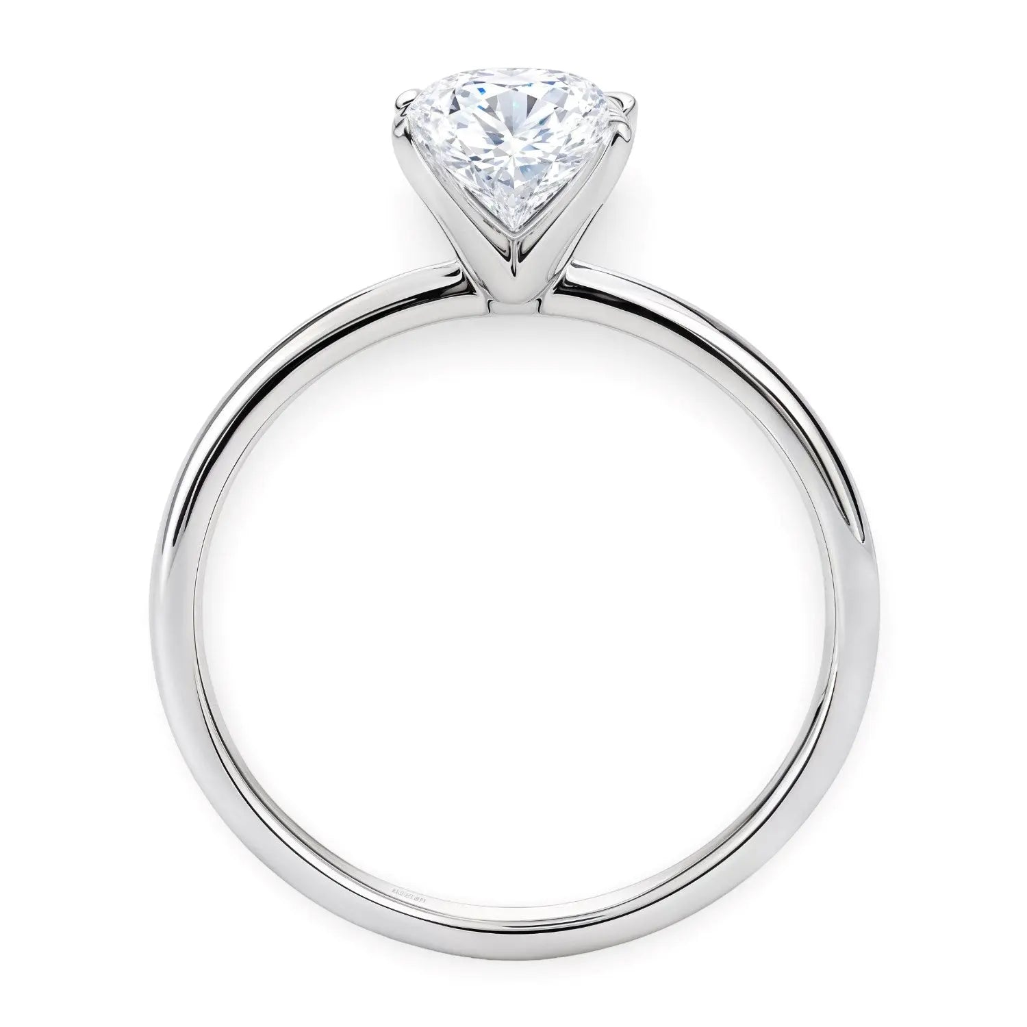 1 1/2 ct tw Oval Diamond Solitaire Ring in 10K White Gold RCJ