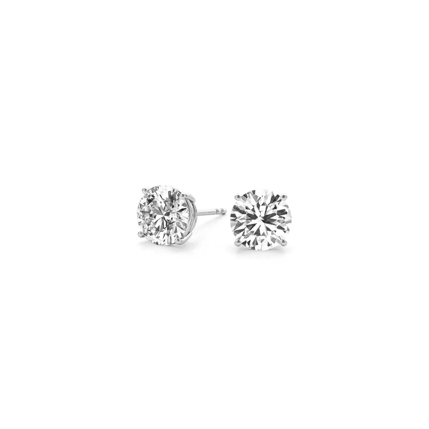 1 1/2 ct tw Lab Grown Diamond Studs in 14K White Gold RCJ