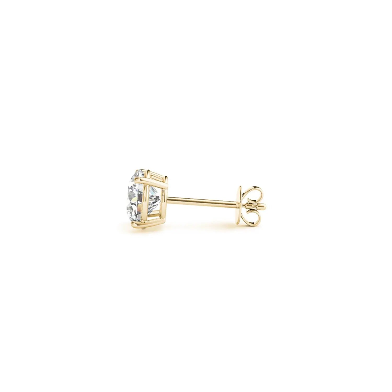 1 1/2 ct tw Lab Grown Diamond Studs in 14K Yellow Gold RCJ