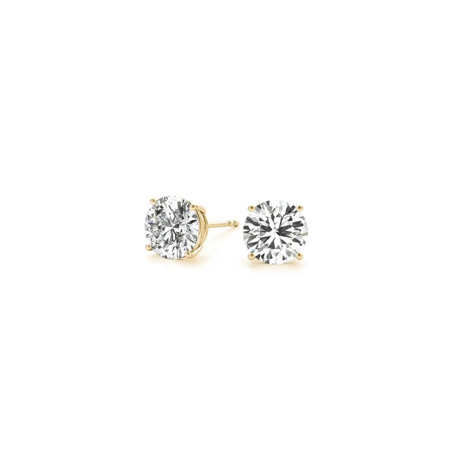 1 1/2 ct tw Lab Grown Diamond Studs in 14K Yellow Gold RCJ