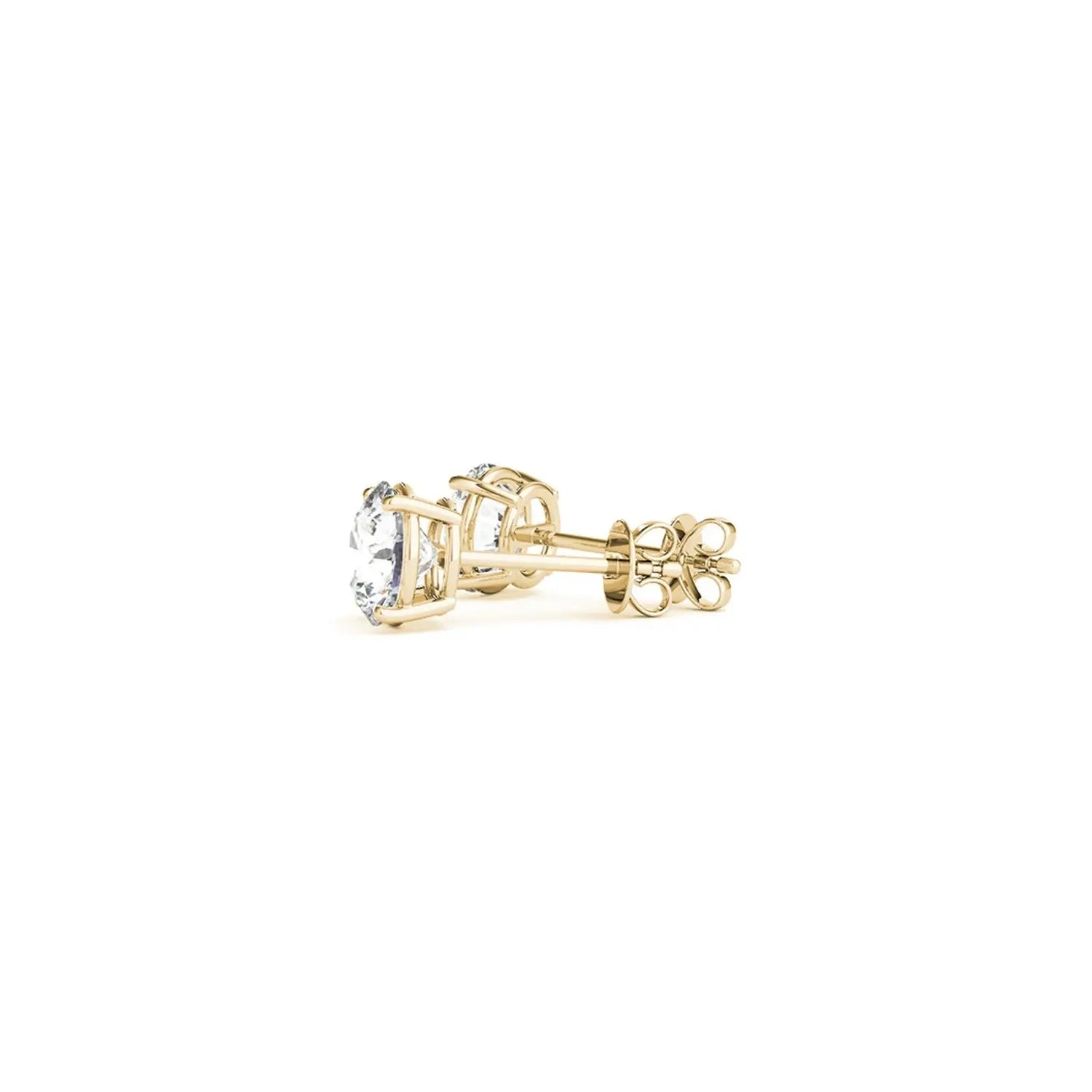 1 1/2 ct tw Lab Grown Diamond Studs in 14K Yellow Gold RCJ