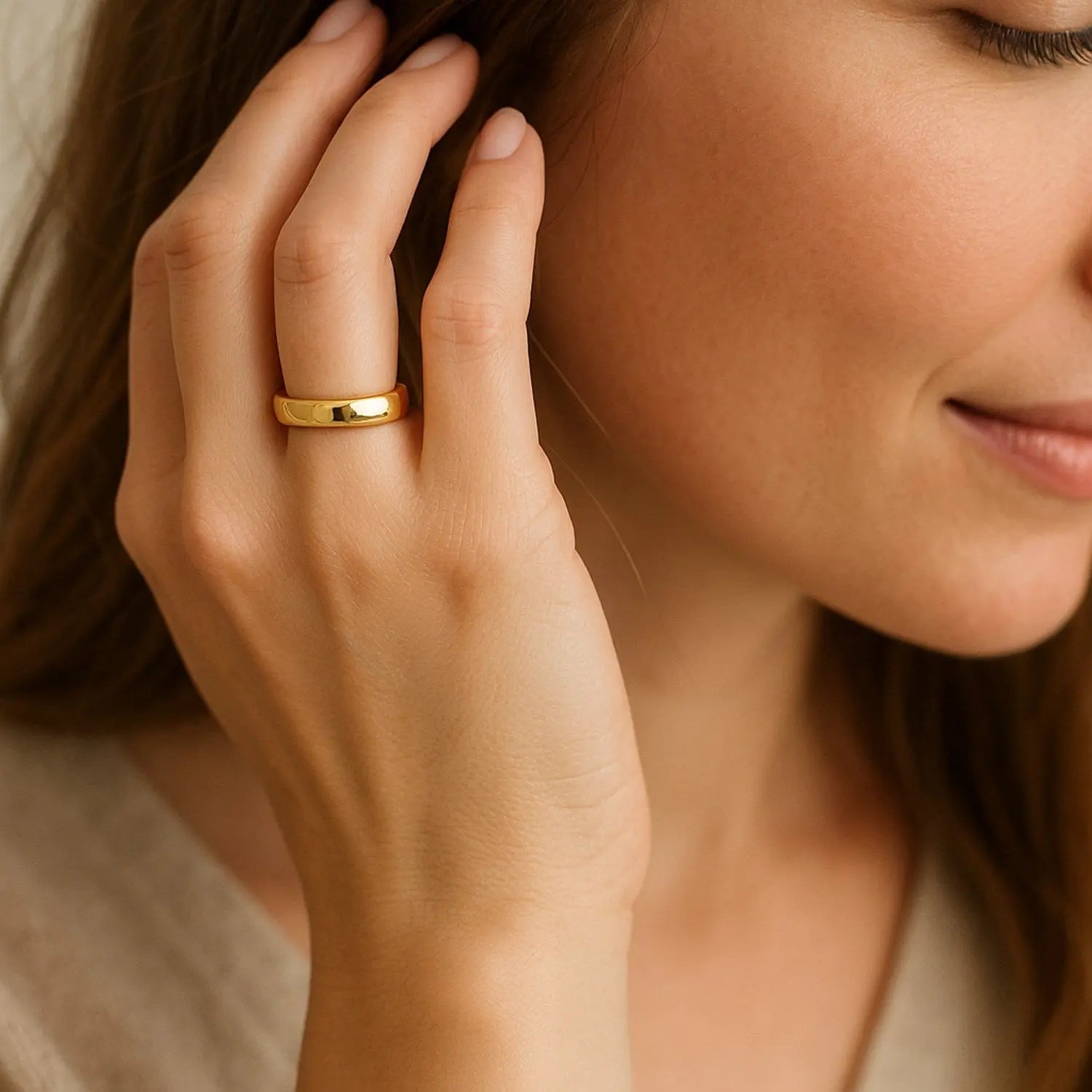 Wedding Band 5mm in 14K Yellow Gold RCJ