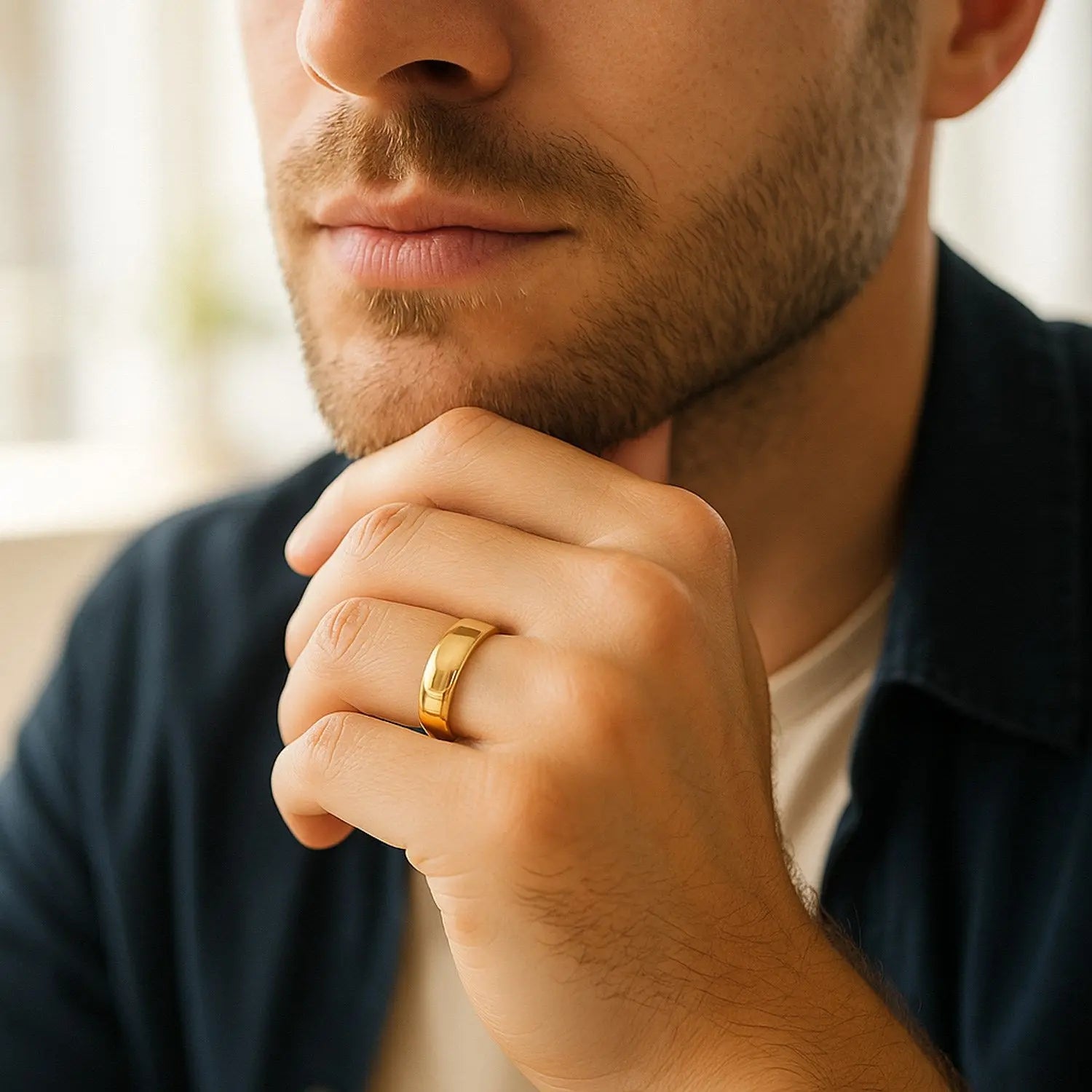 Wedding Band 6mm in 14K Yellow Gold RCJ