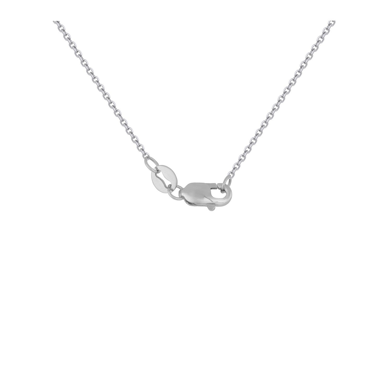 Diamond Chevron Pendant in 14k White Gold (1/3 cttw) Necklaces RCJ