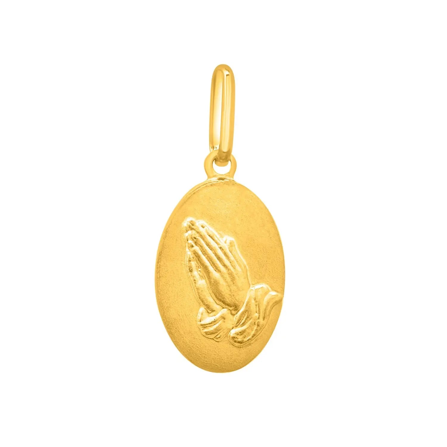 Praying Hands Pendant in 14K Yellow Gold RCJ