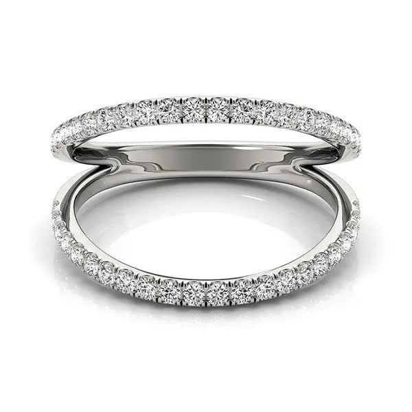 1/4 ct tw Diamond Split Band Ring in 14K White Gold RCJ