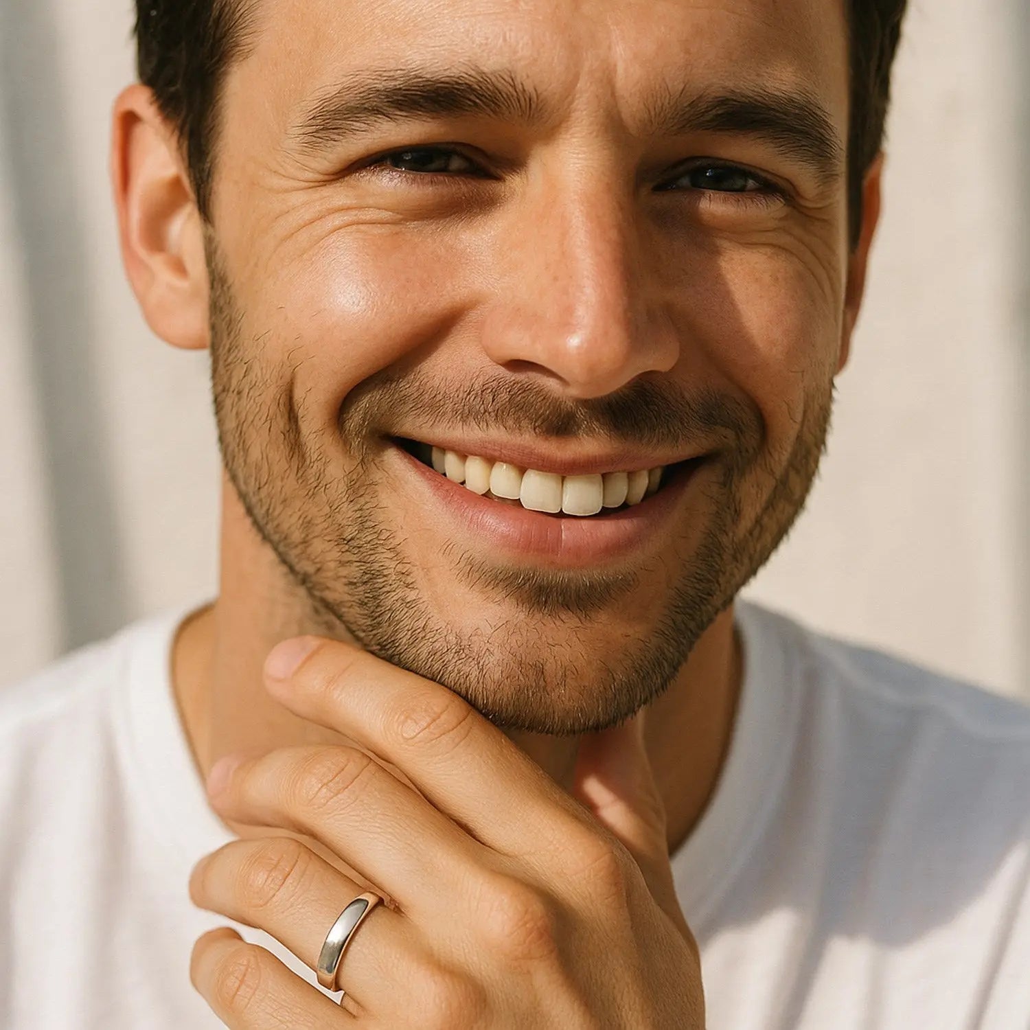 Wedding Band 4mm in 14K White Gold RCJ