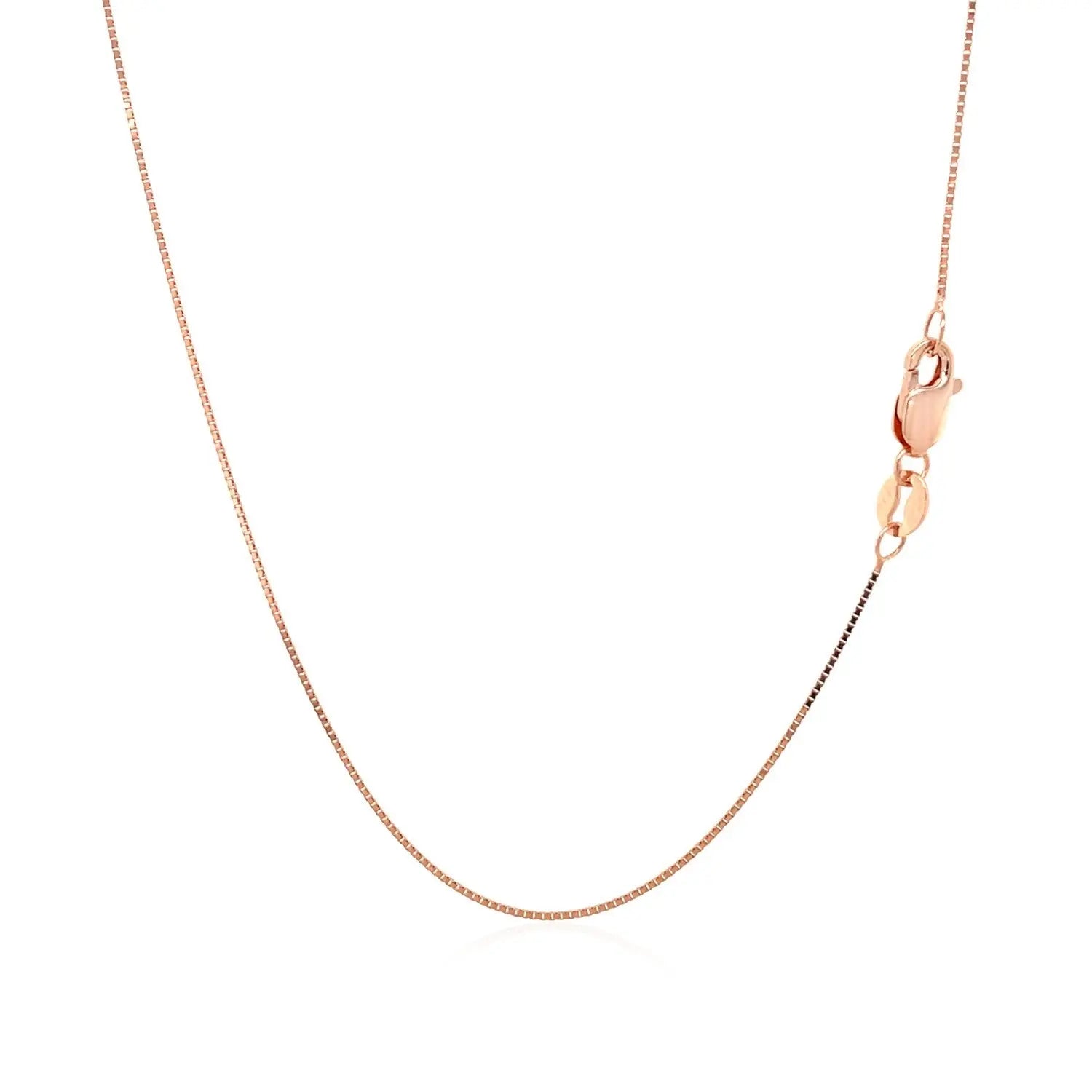 Classic Box Chain in 18K Rose Gold RCJ